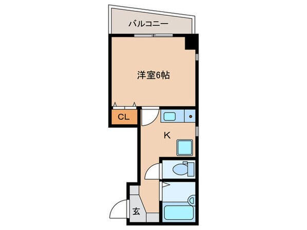 ウイング名駅の物件間取画像